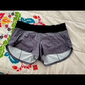 Lululemon run shorts size 8